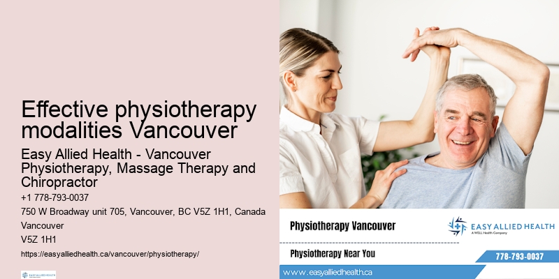 Effective physiotherapy modalities Vancouver physiotherapy for TMJ disorders