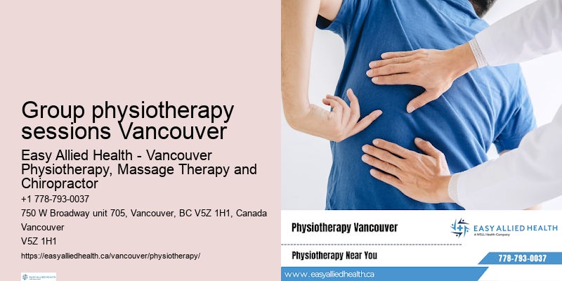 Group physiotherapy sessions Vancouver's premier physiotherapy facilities