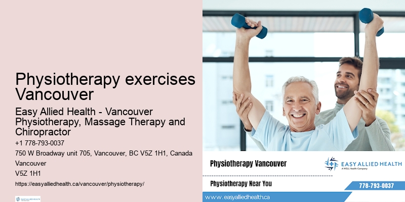 Expert rehabilitation therapists Physiotherapy exercises Vancouver