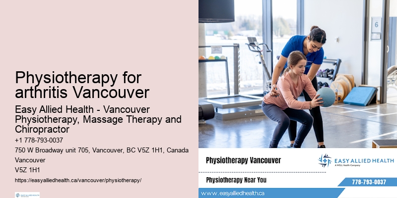 Personalized physiotherapy plans in Physiotherapy for arthritis Vancouver