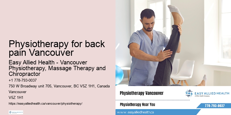 Personalized physiotherapy consultations Physiotherapy for back pain Vancouver