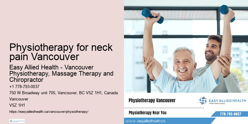 Personalized physiotherapy Physiotherapy for neck pain Vancouver