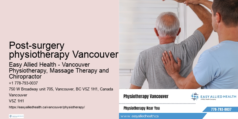 Premier physiotherapy clinic Post-surgery physiotherapy Vancouver