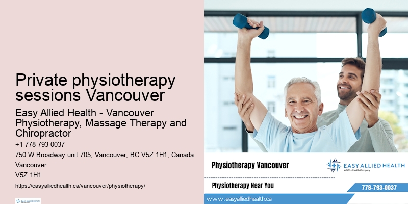 Physiotherapy consultation Private physiotherapy sessions Vancouver