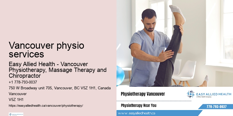 Professional physiotherapy services Vancouver physio services