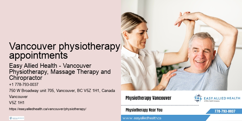 Vancouver physiotherapy appointments physiotherapy for postural problems