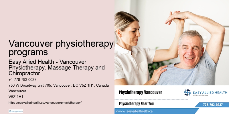 Vancouver physiotherapy programs physiotherapy for adults
