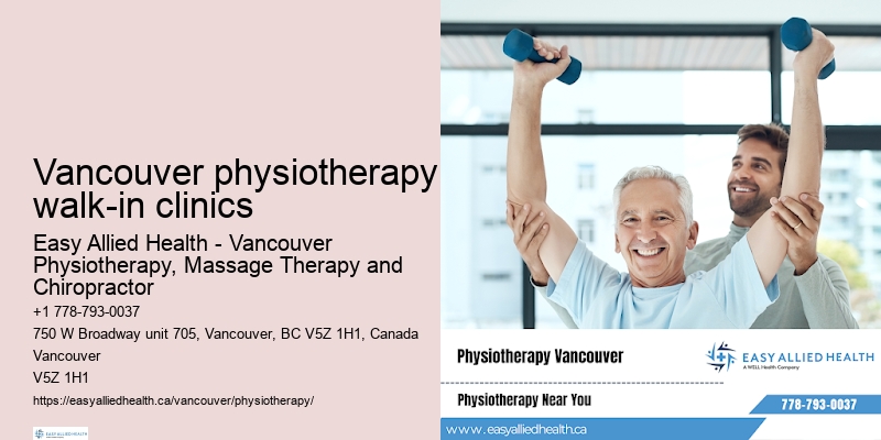 Tailored physiotherapy for seniors Vancouver physiotherapy walk-in clinics