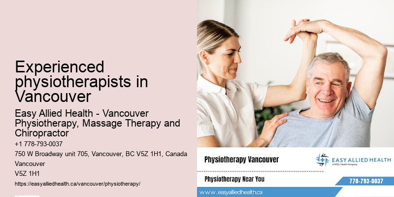Experienced physiotherapists in Vancouver