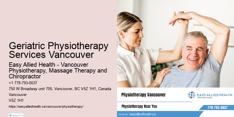 Geriatric Physiotherapy Services Vancouver