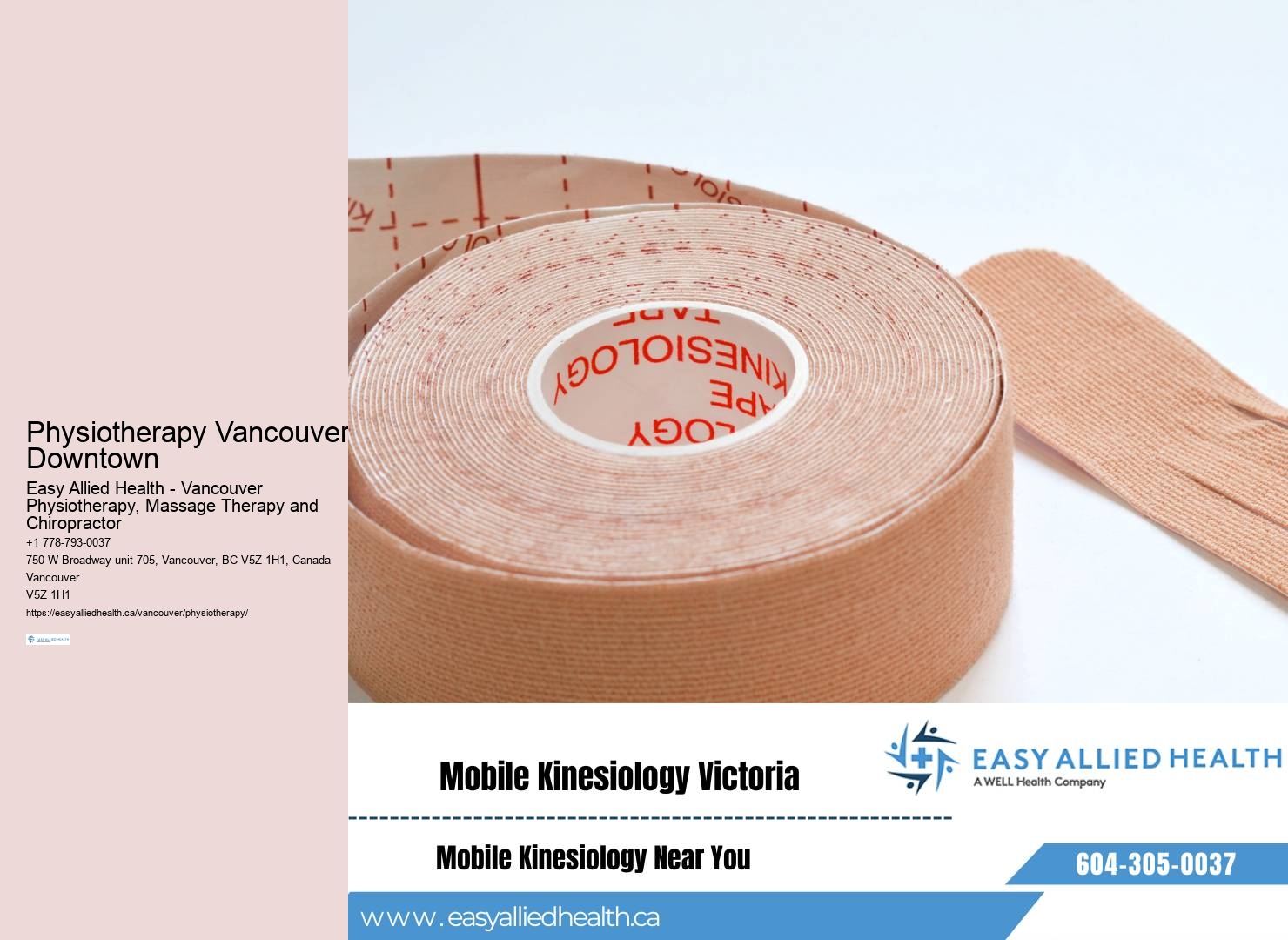 Advanced physiotherapy techniques Vancouver