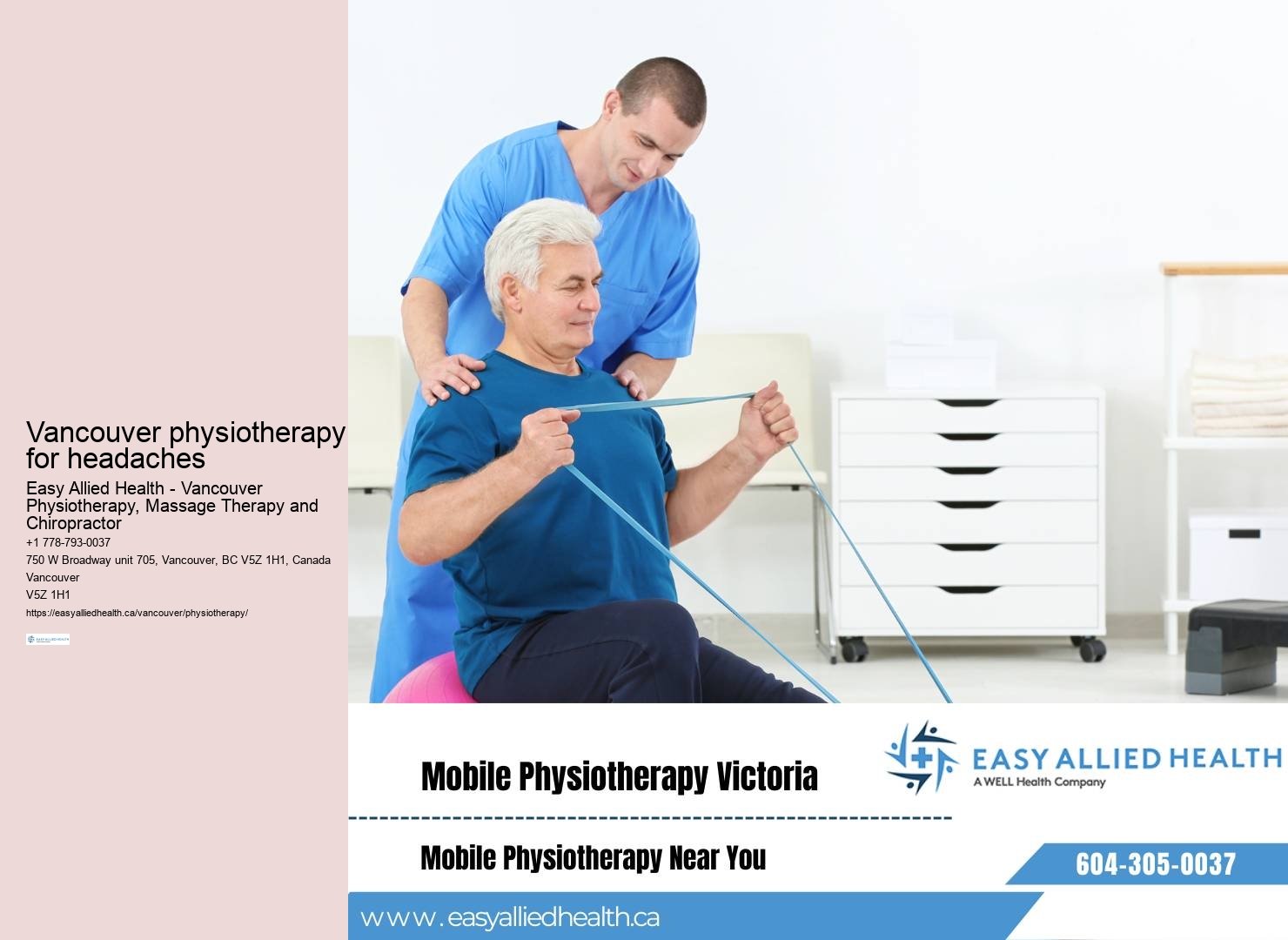 Vancouver physiotherapy for coordination enhancement