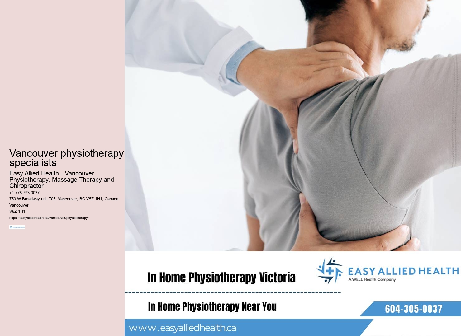 Best-rated Physiotherapy Vancouver Broadway