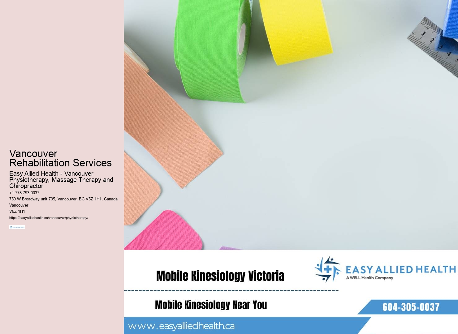 Leading-edge physiotherapy treatments Vancouver