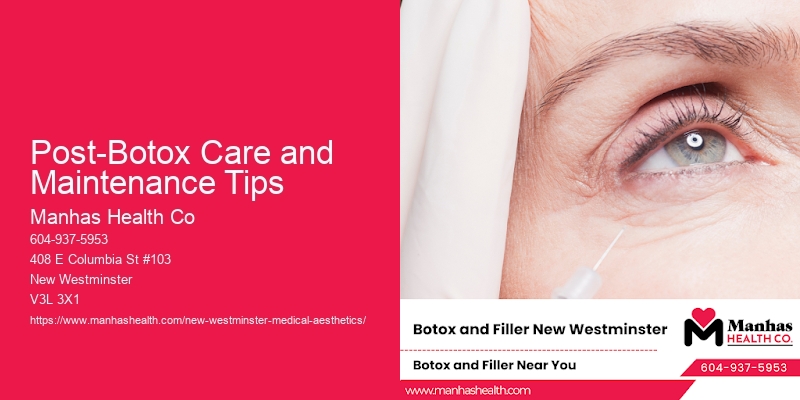 Post-Botox Care and Maintenance Tips