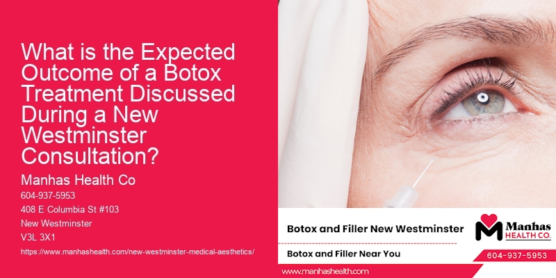 What is the Expected Outcome of a Botox Treatment Discussed During a New Westminster Consultation?