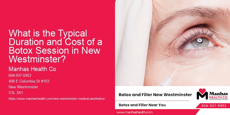 What is the Typical Duration and Cost of a Botox Session in New Westminster?