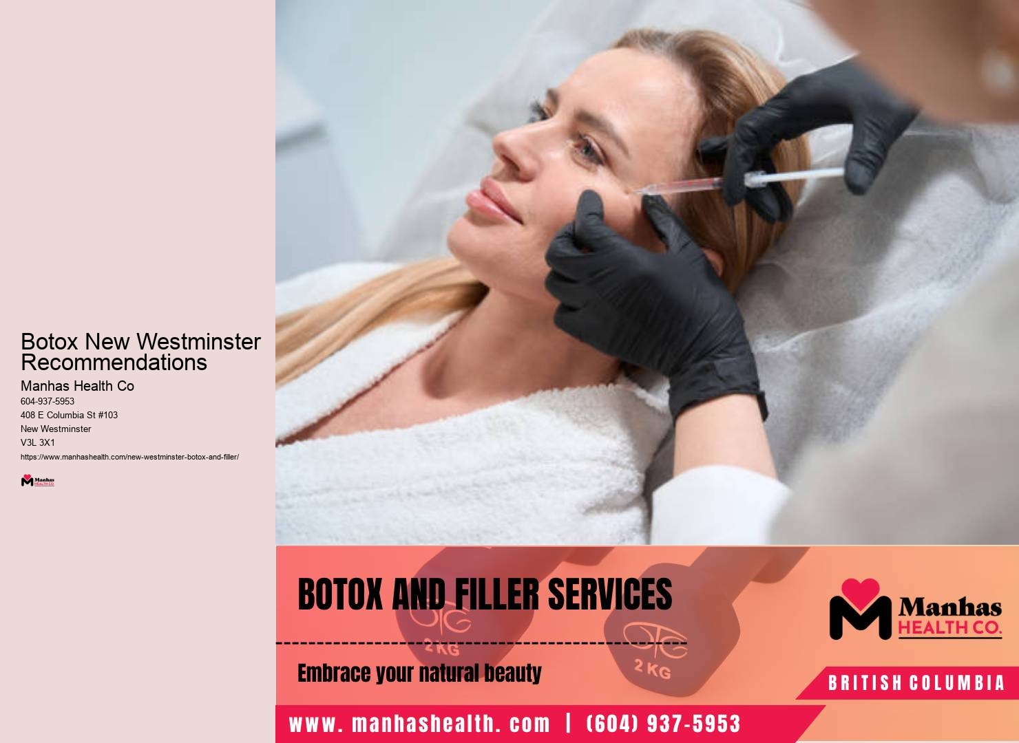 Botox clinic near me New Westminster