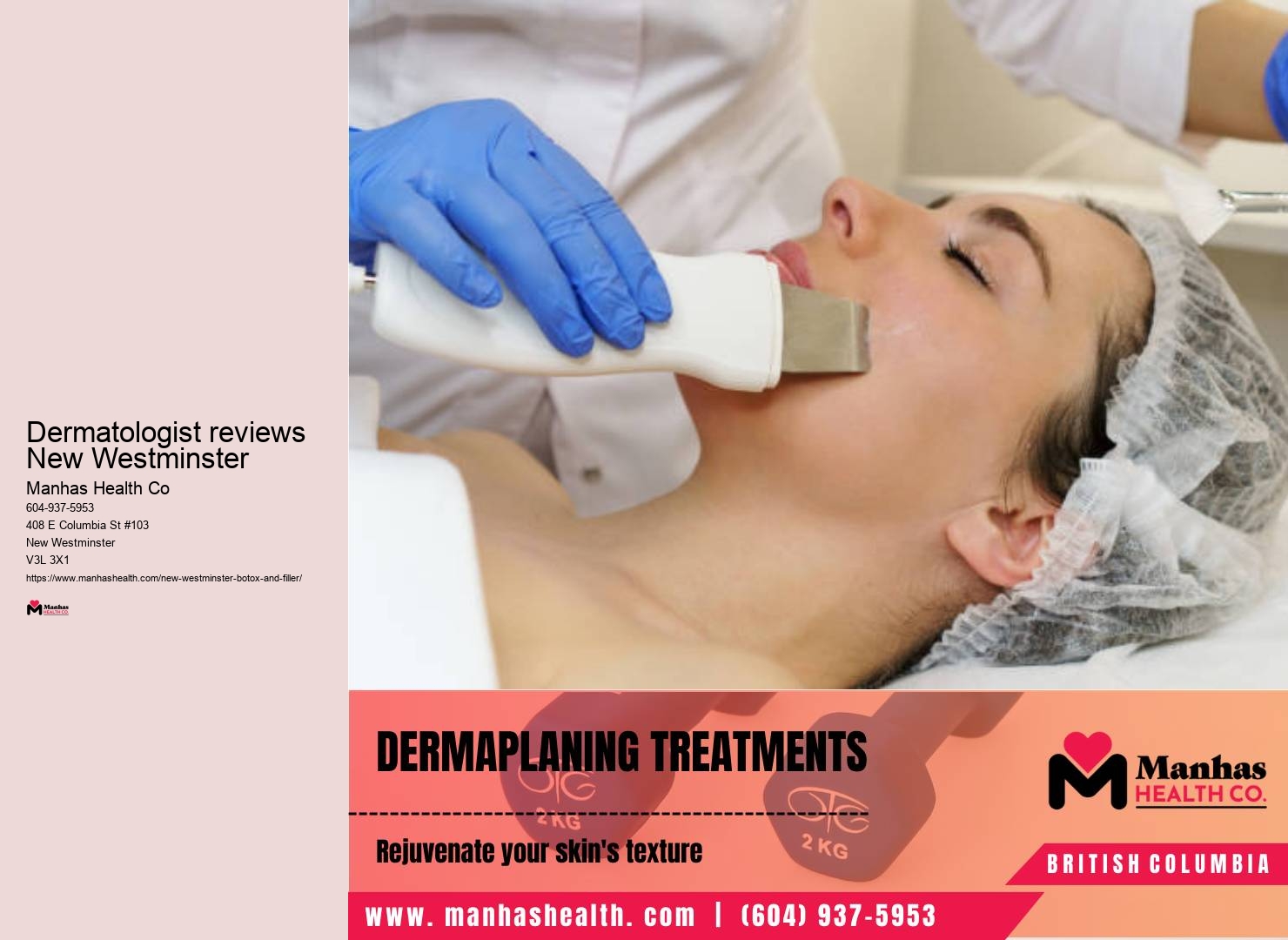 Dermatology procedures New Westminster