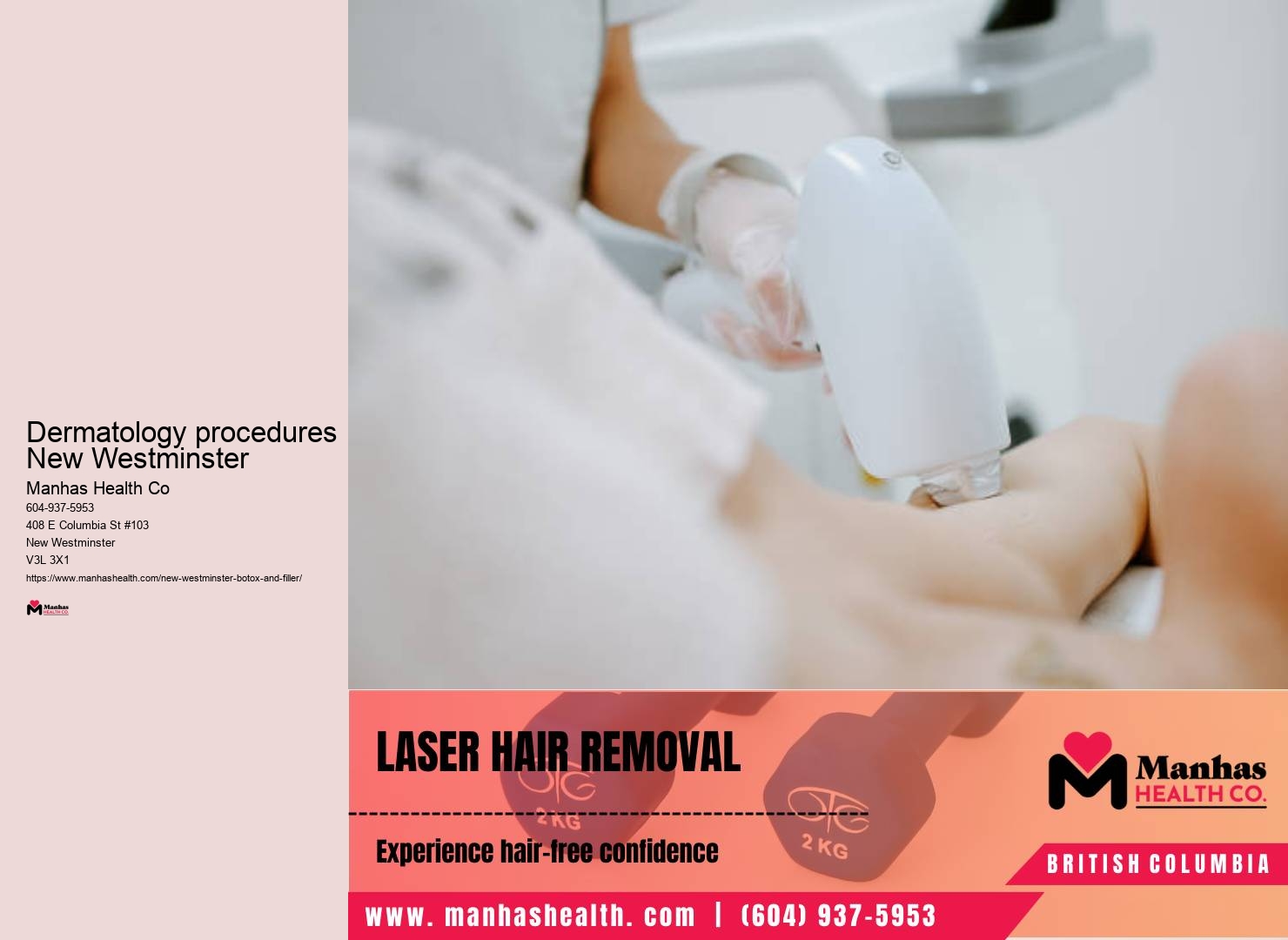 Dermatology consultations New Westminster