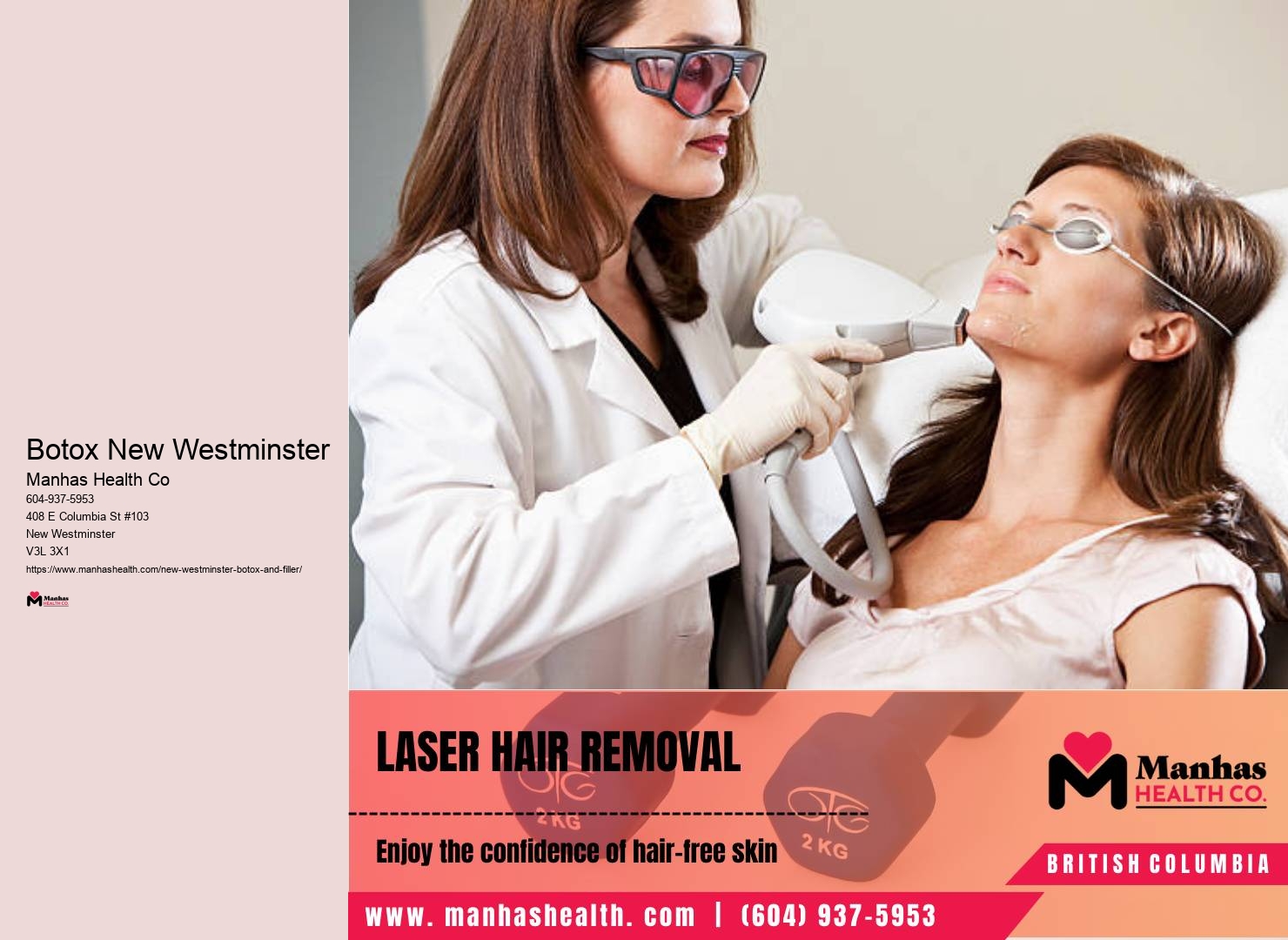 Cosmetic treatments in New Westminster