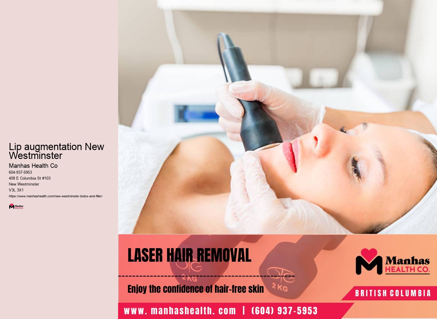 Botox and facial care New Westminster