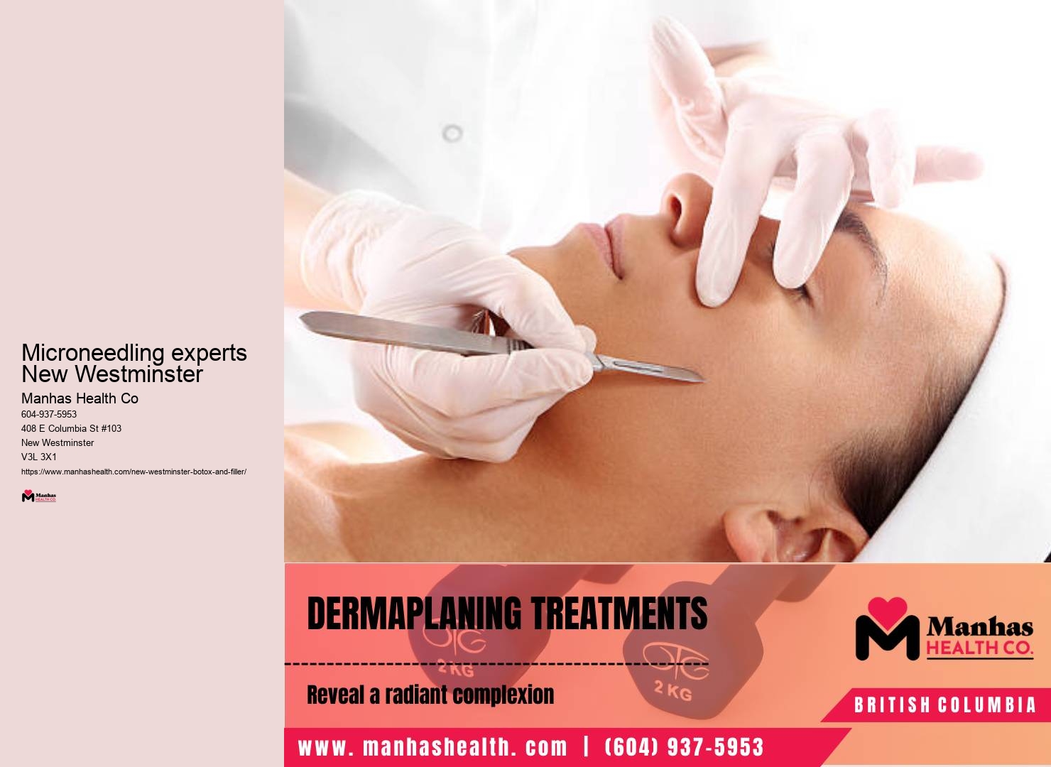 Botox for forehead lines New Westminster