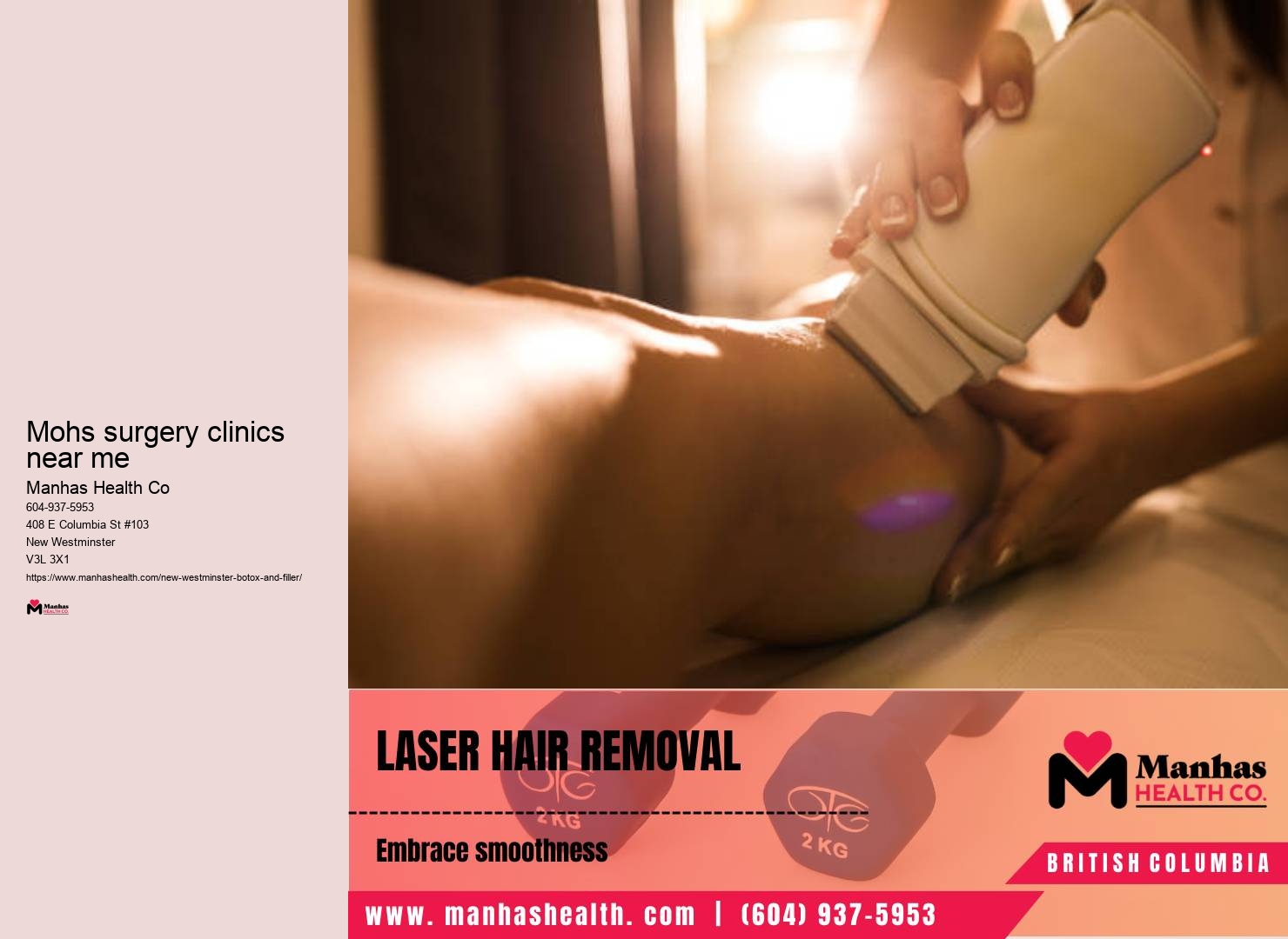 Botox for forehead lines New Westminster