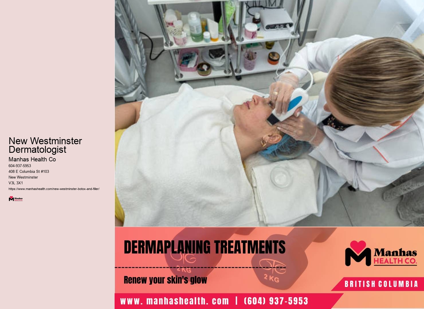New Westminster Botox for forehead wrinkles