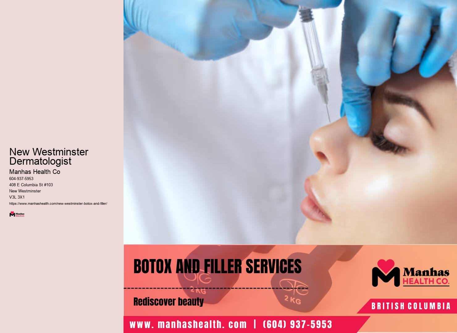 Botox therapy services New Westminster