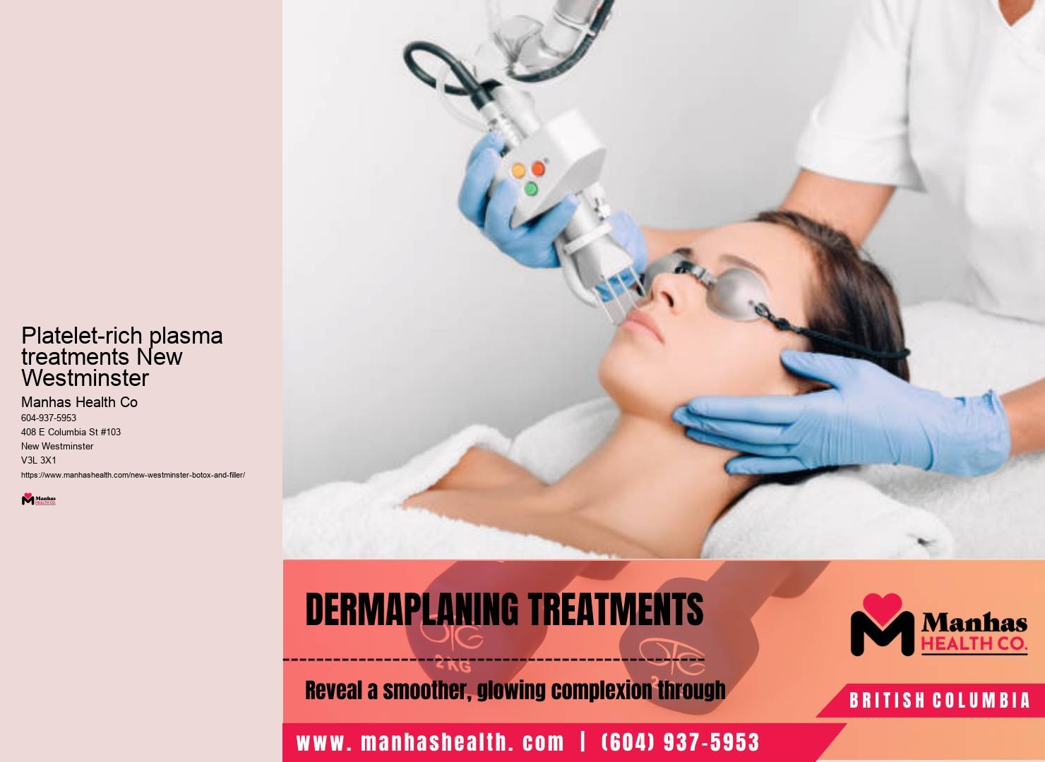 Fine lines treatments in New Westminster