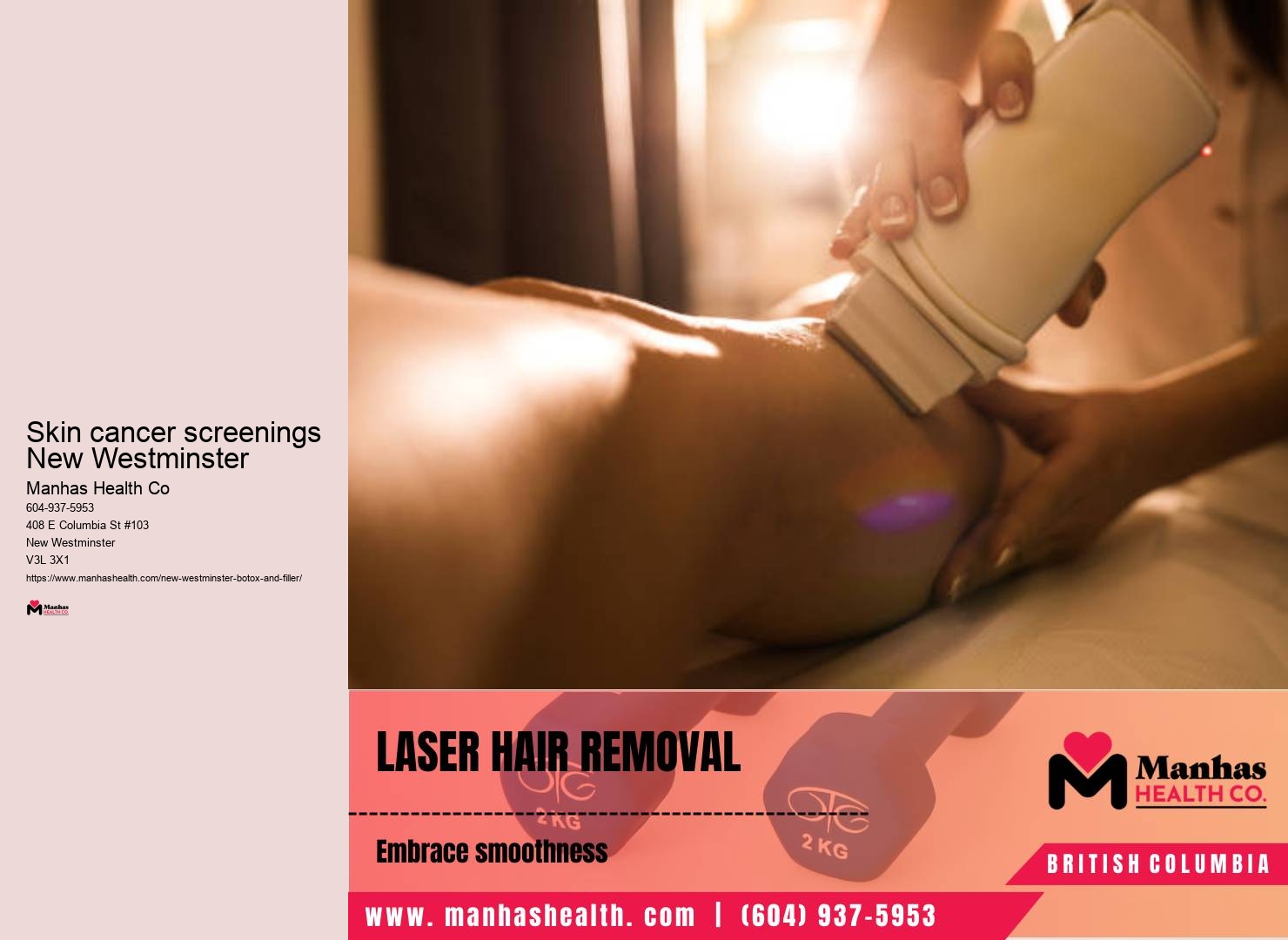 Cosmetic dermatologists New Westminster