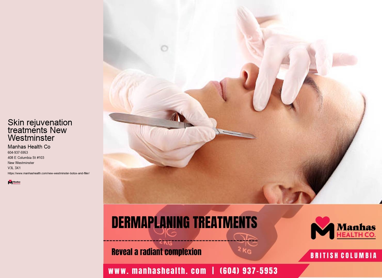 Skin tightening procedures New Westminster