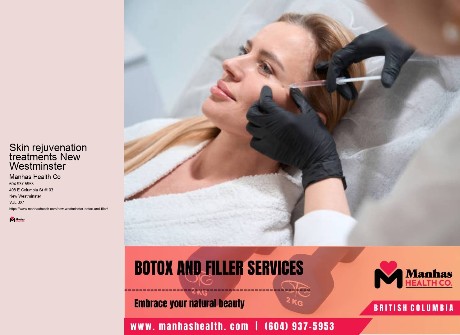 Expert skin care New Westminster