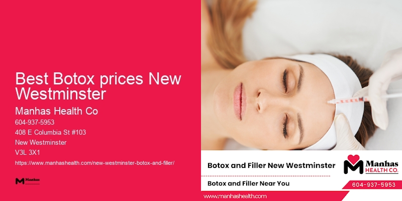Safe Botox procedures Best Botox prices New Westminster