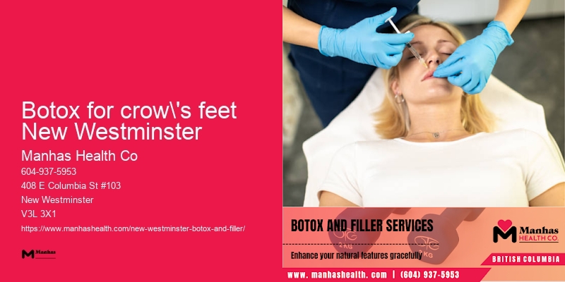 Botox for turkey neck Botox for crow's feet New Westminster