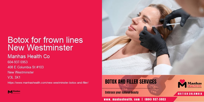 Botox for crow’s feet wrinkles Botox for frown lines New Westminster