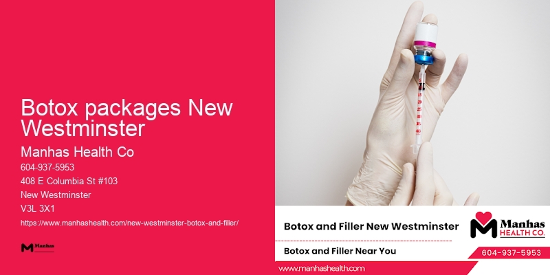 Professional Botox Botox packages New Westminster