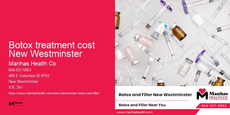 Certified Botox practitioners Botox treatment cost New Westminster