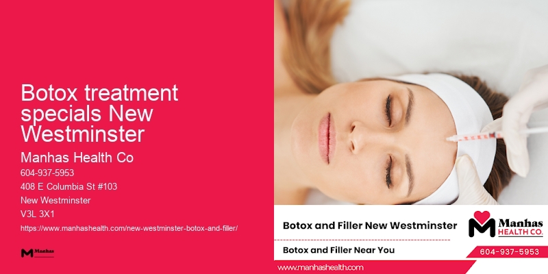 Botox for crow's feet reduction Botox treatment specials New Westminster