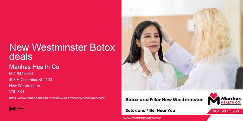 Botox for forehead wrinkles New Westminster Botox deals