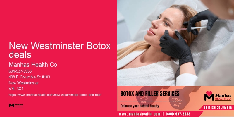 Botox facial services New Westminster Botox deals