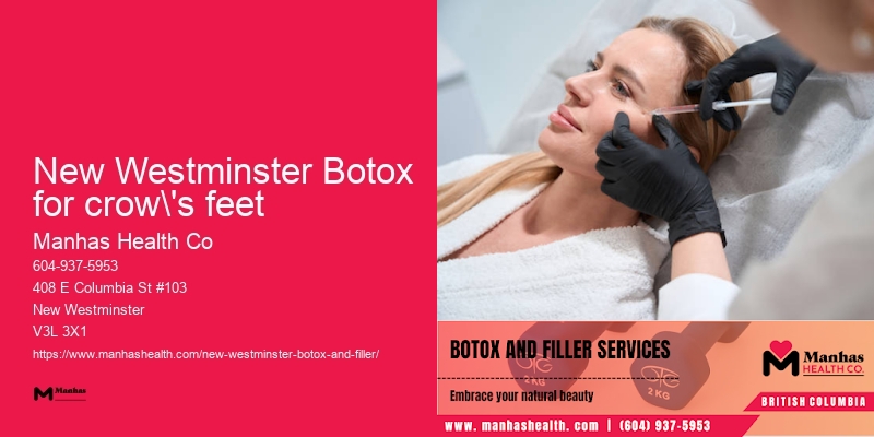 Botox treatment discounts New Westminster Botox for crow's feet
