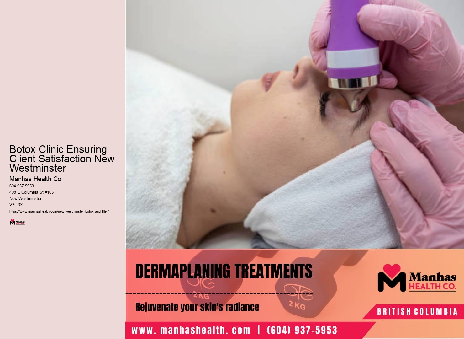 Targeted facial enhancements in New Westminster