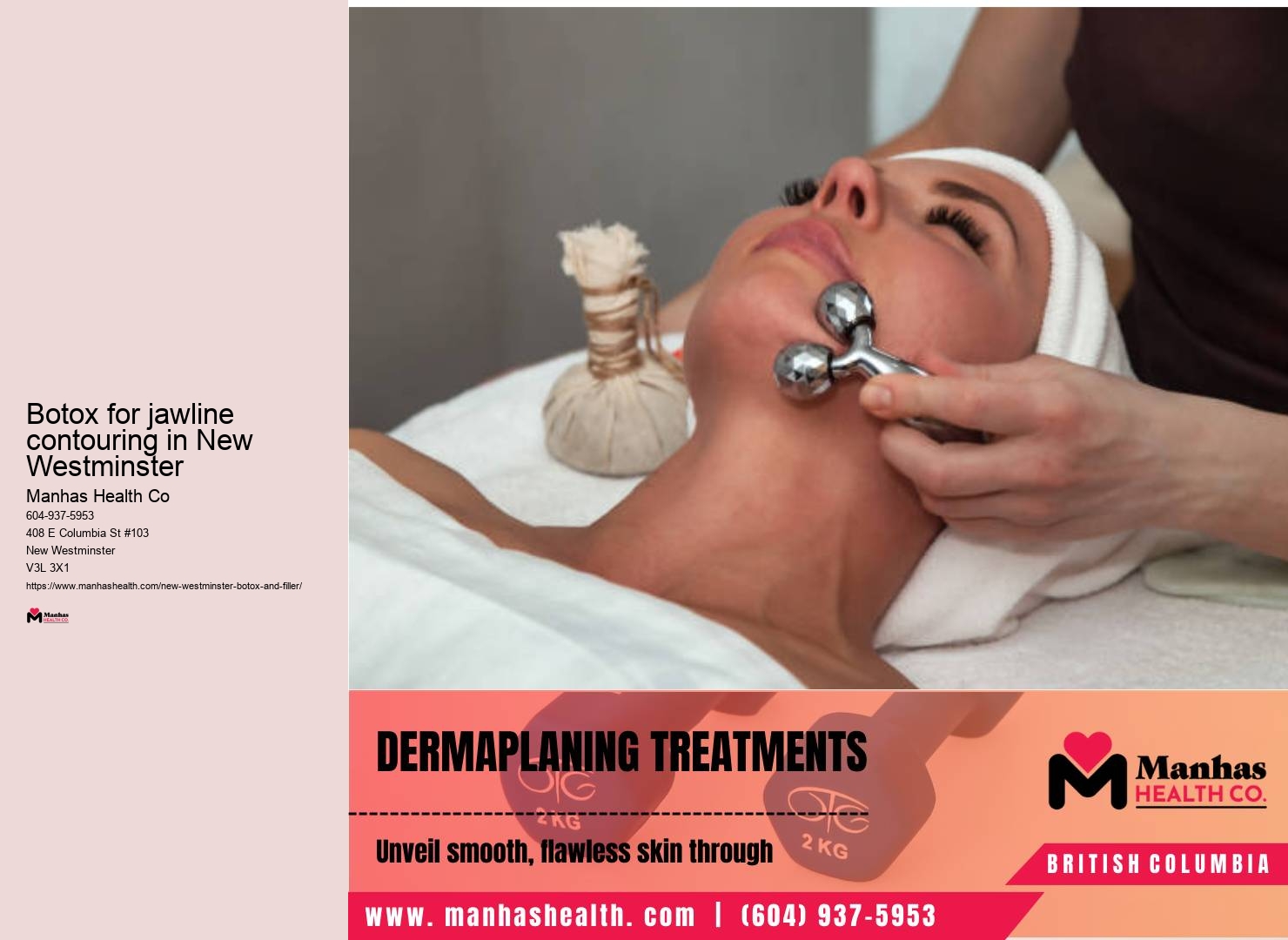 Botox treatments for men in New Westminster