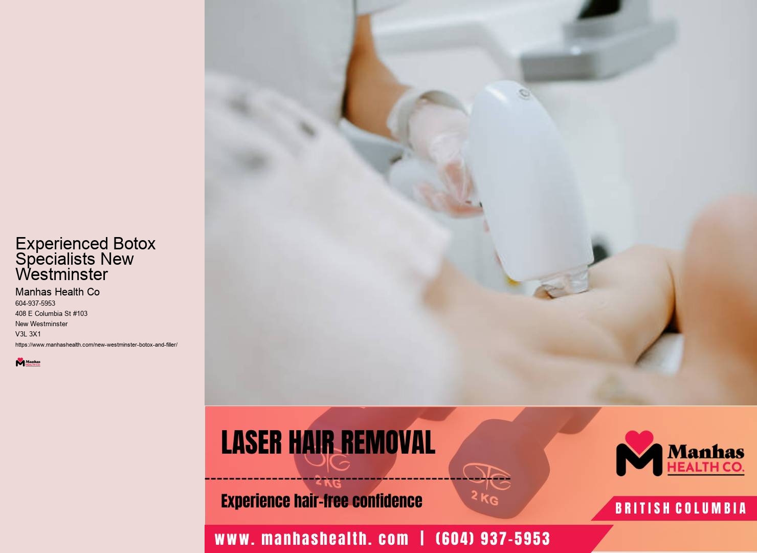 Non-surgical face lift in New Westminster
