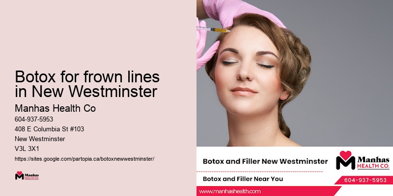 Botox for frown lines in New Westminster