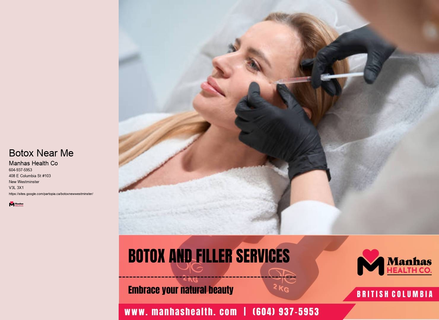 Facial aesthetics for women in New Westminster