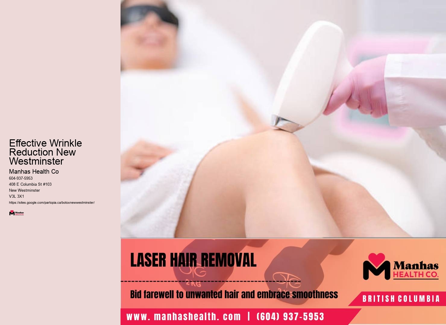 Non-invasive facial treatments in New Westminster