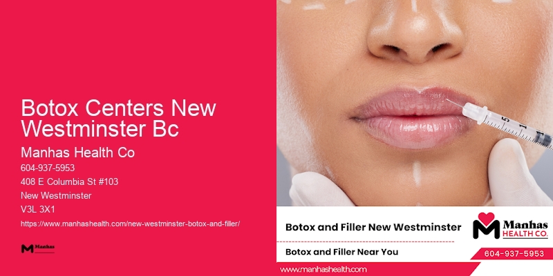 Botox facial enhancements Botox Centers New Westminster Bc